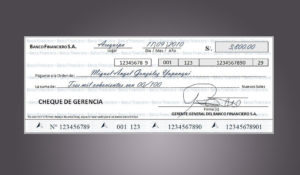Cheque de Caja o Cheques Oficiales